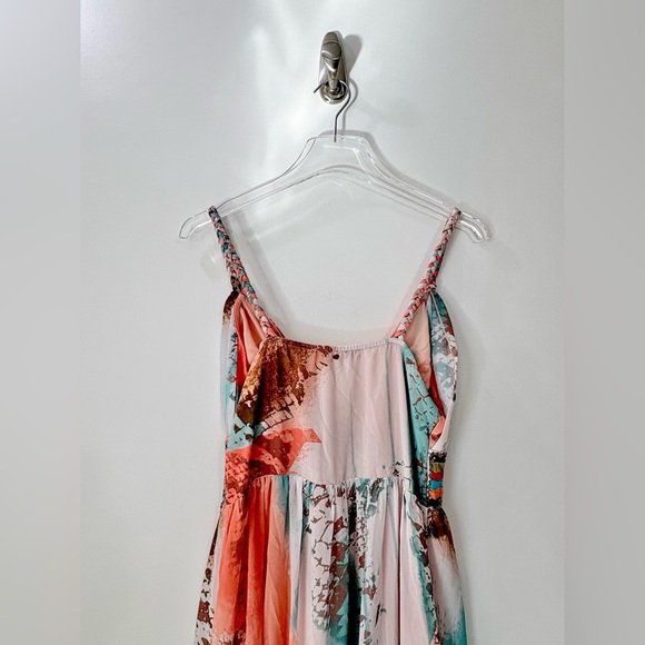 Boston Proper Embellished Printed Maxi Dress Size 6 - Picture 4 of 5